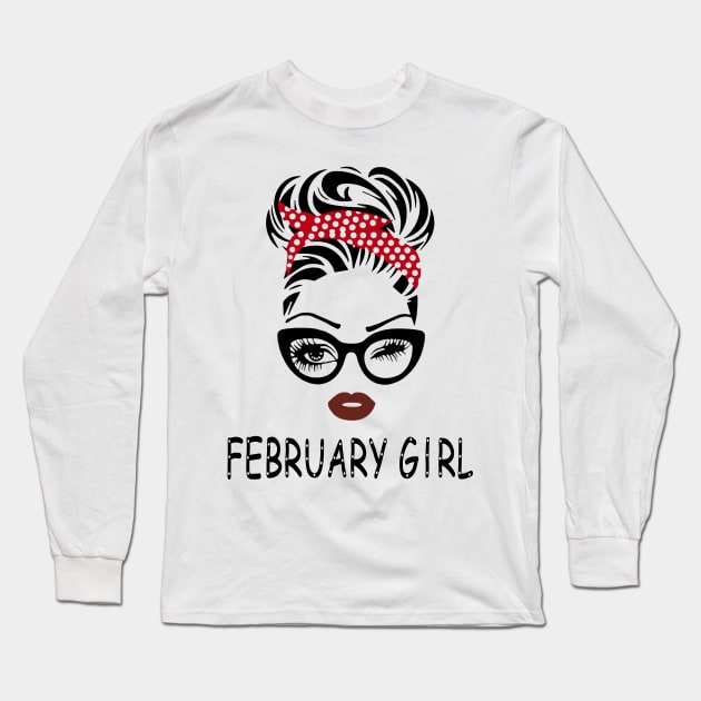 February girl Long Sleeve T-Shirt by binnacleenta